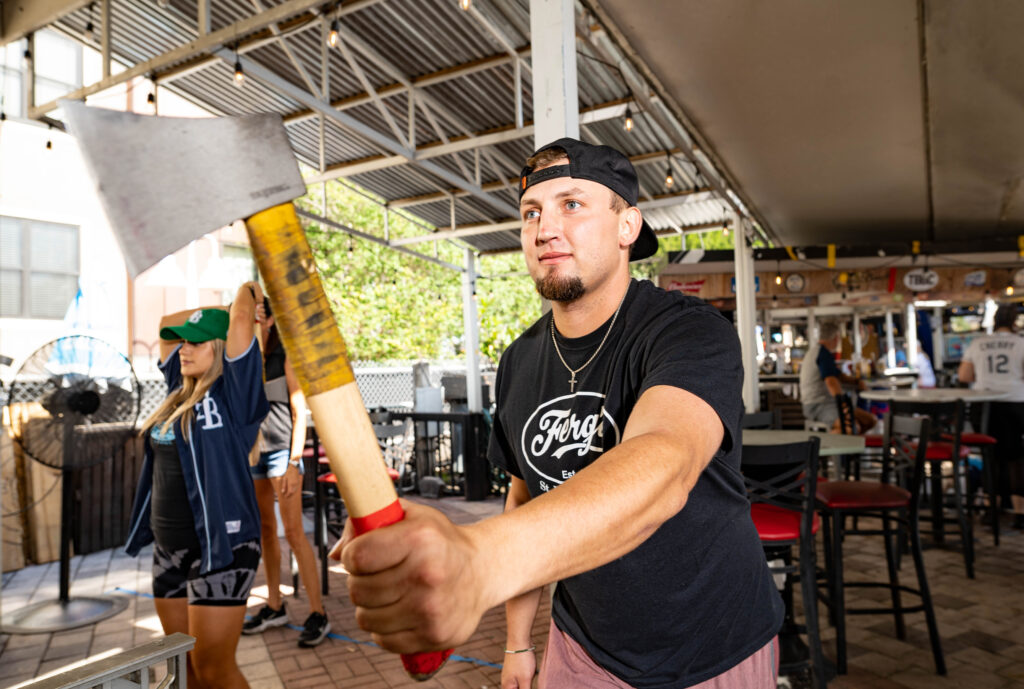 Axe Throwing Bar in St. Petersburg FL